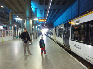 Na cestu do centra Londýna jsme využili Stansted Express. Je to nejrychlejší způsob dopravy